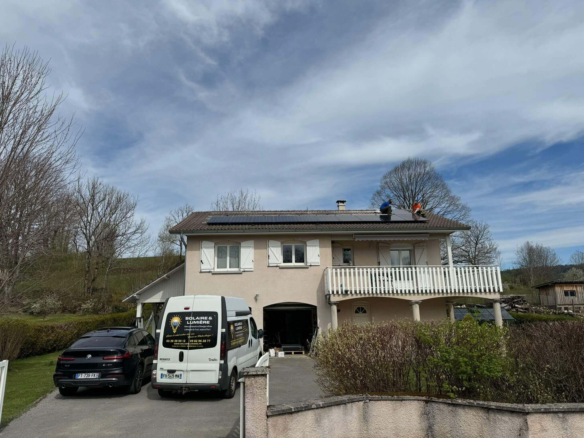 Nos Réalisations - Chantier panneaux solaires - solaire & lumière - 4 Nos Réalisations - Chantier panneaux solaires - solaire & lumière - 4